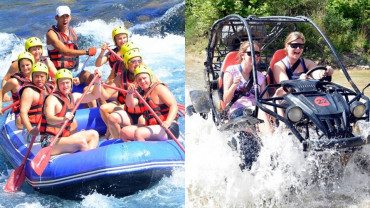 Side'de Buggy Safarisi ve Rafting